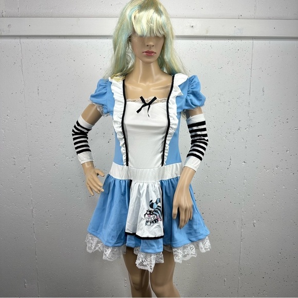 California Costume Tween Large Adult Small Alice In Wonderland Costume &… - Picture 1 of 16